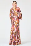 Sachin & Babi Daria Gown In Multi