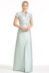 Sachin & Babi Embellished Charlotte Gown In Blue
