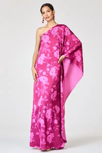 Sachin & Babi Embellished Demi Gown In Pink