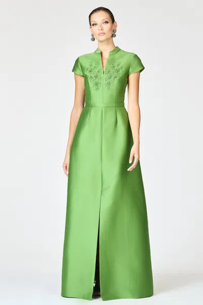 Sachin & Babi Embellished Marni Gown In Green