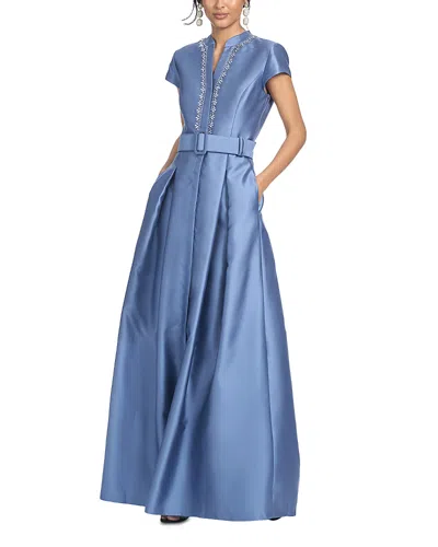 Sachin & Babi Sachin And Babi Embellished Marta Gown In Blue