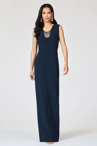 Sachin & Babi Embellished Natalie Gown In Blue