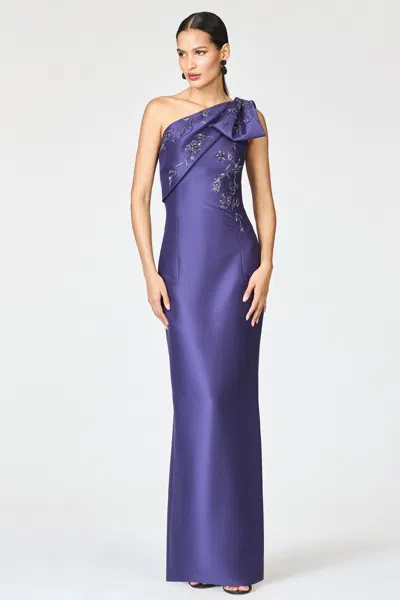 Sachin & Babi Embellished Olivia Gown In Blue