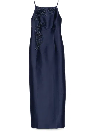 Sachin & Babi Embellished Pryce Gown In Blue