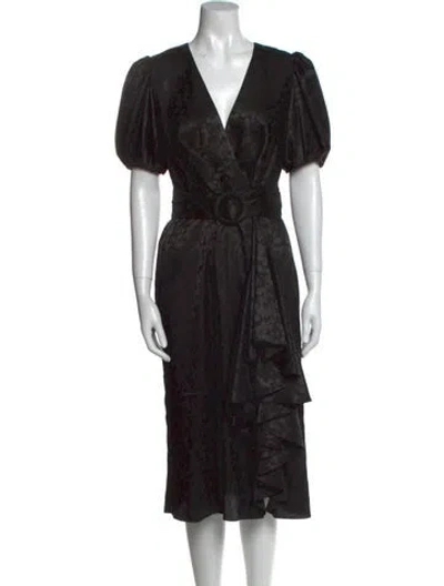 Pre-owned Sachin & Babi Floral Print Midi Length Dress In Multi
