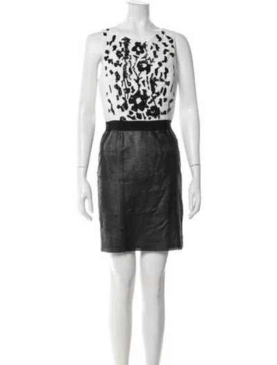 Pre-owned Sachin & Babi Floral Print Mini Dress In Multi