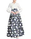 Sachin & Babi Florence Gown In Multi