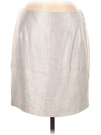 Pre-owned Sachin & Babi Formal Skirt In Silver