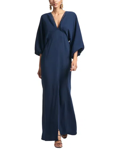 Sachin & Babi Gabby Maxi Gown In Navy In Blue