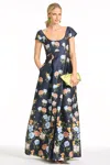 Sachin & Babi Gloria Gown In Blue