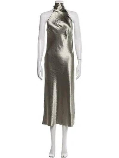Pre-owned Sachin & Babi Halterneck Midi Length Dress