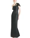 Sachin & Babi Ines Gown In Black