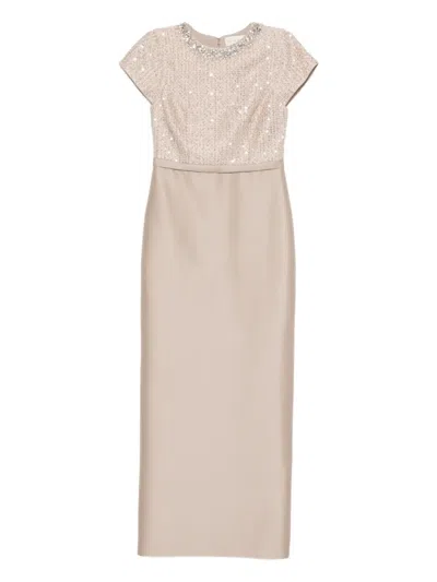 Sachin & Babi Isla Abendkleid In Neutral