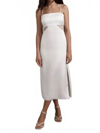 Sachin & Babi Jane Lace Cutout Midi Dress In Ivory In White