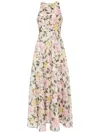 Sachin & Babi Kate Floral-print Gown In Pink