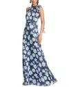 Sachin & Babi Kayla Halter Gown In Multi