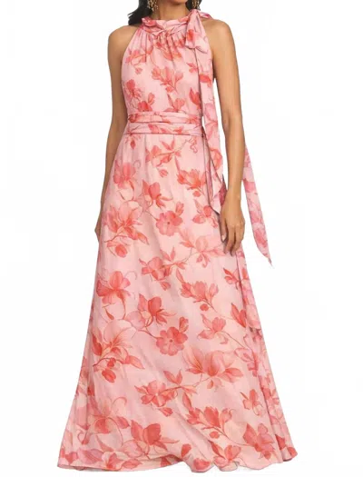 Sachin & Babi Kayla Maxi Gown In Coral In Pink