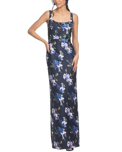 Sachin & Babi Lana Gown In Multi