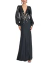 Sachin & Babi Lane Gown In Black