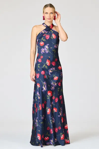 Sachin & Babi Laurant Gown In Blue