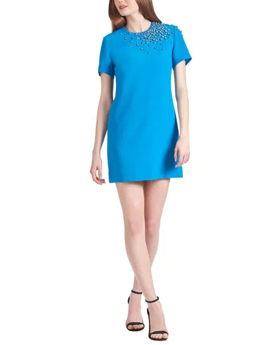 Sachin & Babi Lauren Crystal-embellished Dress In Blue