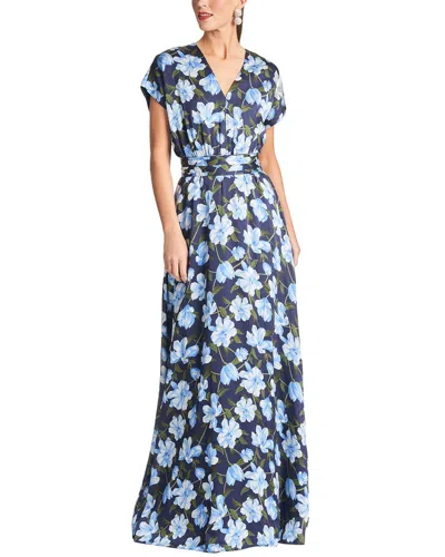 Sachin & Babi Leah Gown In Multi