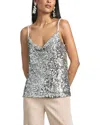 Sachin & Babi Leta Top In Metallic