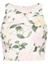 Sachin & Babi Lexie Floral-print Tank Top In Pink