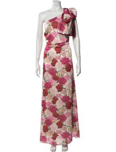 Pre-owned Sachin & Babi Linen Long Dress In Pink