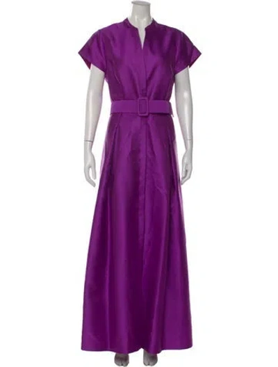 Pre-owned Sachin & Babi Long Dress In Purple