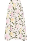 Sachin & Babi Lydia Floral-print Midi Skirt In Pink