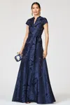 Sachin & Babi Mara Gown In Blue