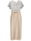 Sachin & Babi Marlene Gown In Neutrals