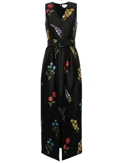 SACHIN & BABI MARSDEN FLORAL-PRINT GOWN