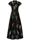 Sachin & Babi Penny Floral-print Gown In Blue