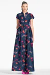 Sachin & Babi Marta Gown In Blue