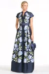 Sachin & Babi Marta Gown In Blue