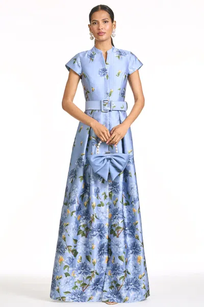 Sachin & Babi Marta Gown In Blue