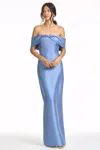Sachin & Babi Michelle Gown In Blue