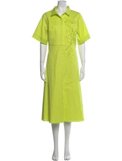 Pre-owned Sachin & Babi Midi Length Dress In Green