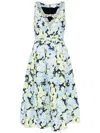 Sachin & Babi Millie Floral-print Midi Dress In Multi
