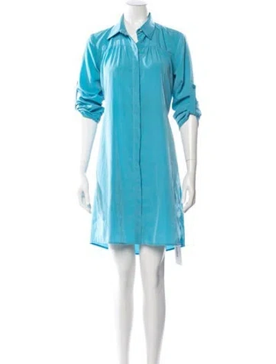 Pre-owned Sachin & Babi Mini Dress In Blue