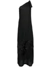 Sachin & Babi Monica One-shoulder Dress In Black