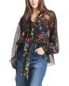 Sachin & Babi Nora Top In Black