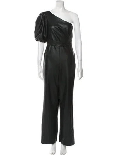 Pre-owned Sachin & Babi One-shoulder Jumpsuit In Black
