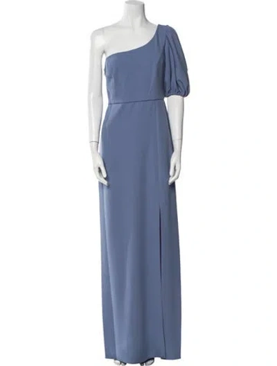 Pre-owned Sachin & Babi One-shoulder Long Dress W/ Tags In Blue