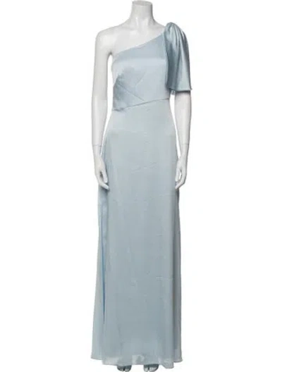 Pre-owned Sachin & Babi One-shoulder Long Dress W/ Tags In Blue