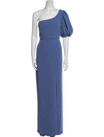 Pre-owned Sachin & Babi One-shoulder Long Dress W/ Tags In Blue