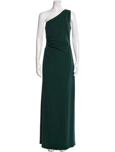 Pre-owned Sachin & Babi One-shoulder Long Dress W/ Tags In Green