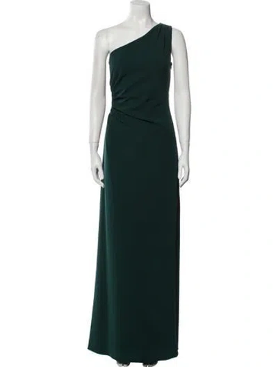 Pre-owned Sachin & Babi One-shoulder Long Dress W/ Tags In Green